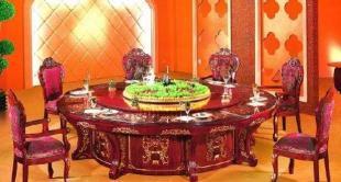 自動音樂噴泉電動餐桌,中間任意裝飾,花草,假山_家居家具_世界工廠網中國產品信息庫