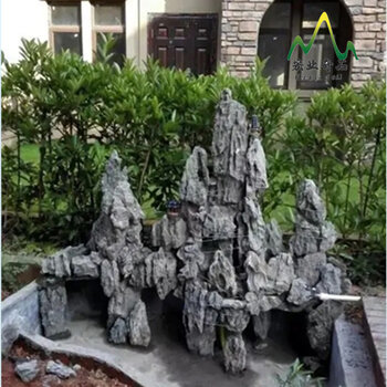 英石駁岸石假山