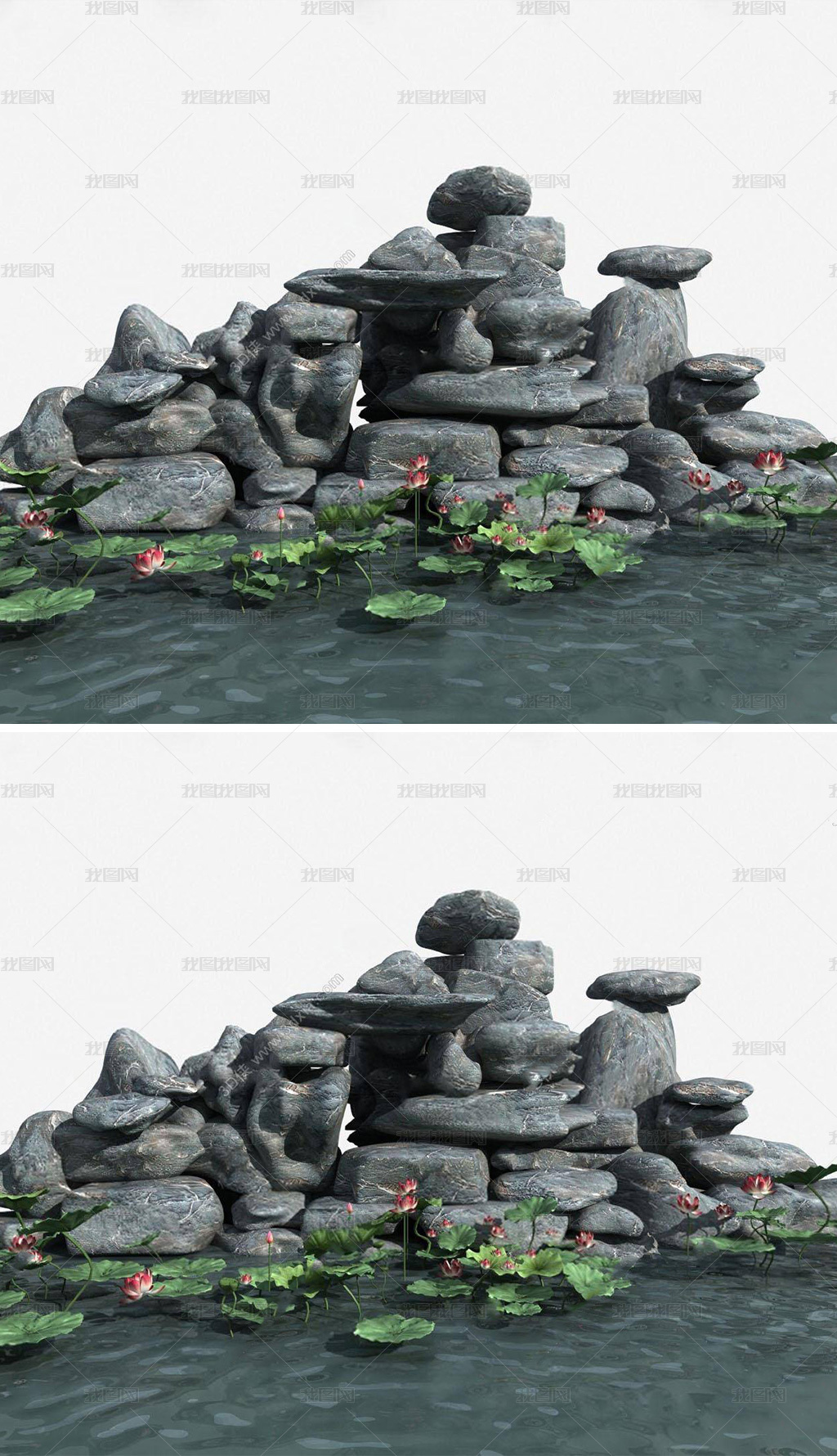 古建園林之韻 假山涼亭的3D數字藝術再現